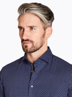 Club 1879 Leinster Print Shirt - Navy