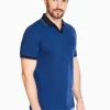 Club 1879 Open Neck Polo Shirt - Navy