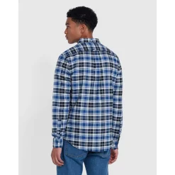 Farah Brewer Check Shirt - Blue