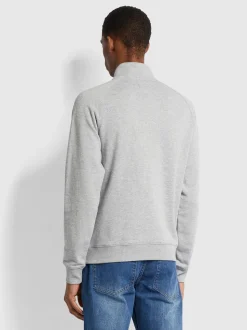 Farah Jim Half Zip Sweat - Grey