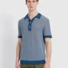 Farah Sanford Knit Polo - Blue
