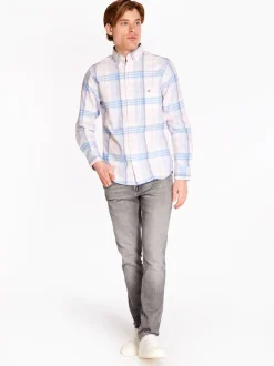 Gant Classic Oxford Check Shirt - Pink