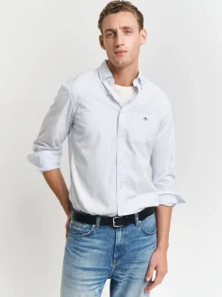 Gant Classic Stripe Shirt - Blue