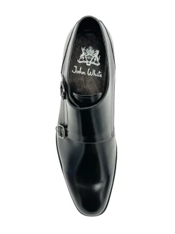 John White Monkton Black Formal Shoe - Black