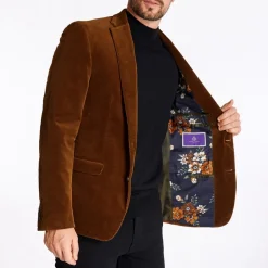 Marco Capelli Corduroy Blazer - Brown