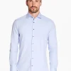 Marco Capelli Easy Care Fine Twill Shirt - Blue