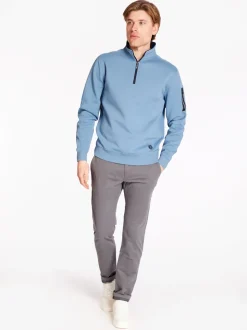 Marco Capelli Half Zip Sweatshirt - Blue