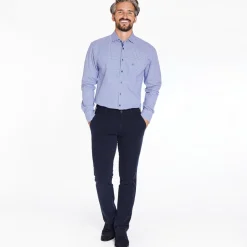 Marco Capelli Luxury Soft Gingham Shirt - Blue
