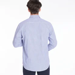 Marco Capelli Luxury Soft Gingham Shirt - Blue