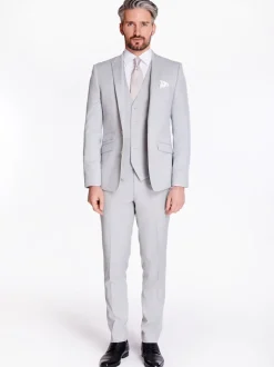 Marco Capelli Pindot 3 Piece Suit - Stone