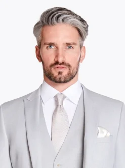 Marco Capelli Pindot 3 Piece Suit - Stone