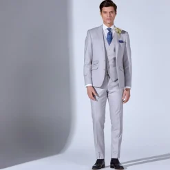 Marco Capelli Plain 3 Piece Suit - Stone
