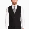 Marco Capelli Slim Fit Waistcoat - Black
