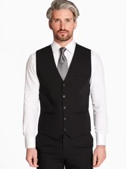 Marco Capelli Slim Fit Waistcoat - Black