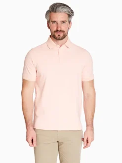 Marco Capelli Soft Cotton Tipping Polo - Orange