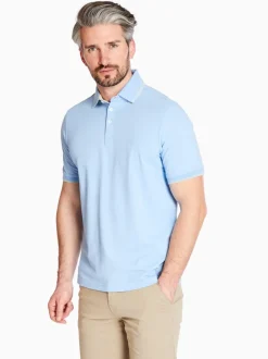 Marco Capelli Soft Cotton Tipping Polo - Blue