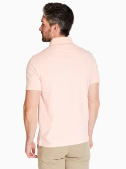 Marco Capelli Soft Cotton Tipping Polo - Orange