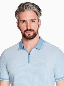 Marco Capelli Structured Two Tone Zip - Green