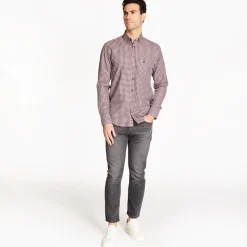 Marco Capelli Twill Check Shirt - Red