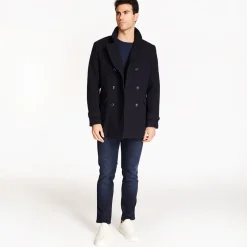 Marco Capelli Two Tone Crew Neck Knit - Navy