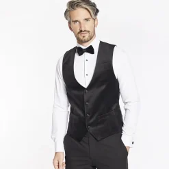Marco Capelli Velvet Waistcoat - Black