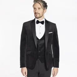 Marco Capelli Velvet Waistcoat - Black