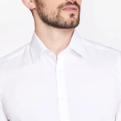Marvelis Body Fit Easy Iron Shirt - White