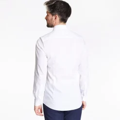 Marvelis Body Fit Easy Iron Shirt - White