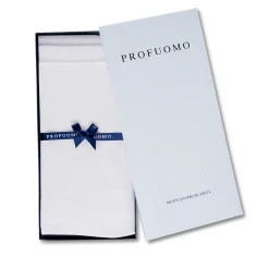 Profuomo Cotton Handkerchief Pack - White