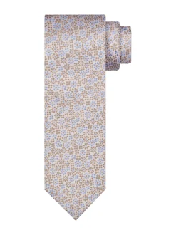 Profuomo Silk Woven Tie - Stone
