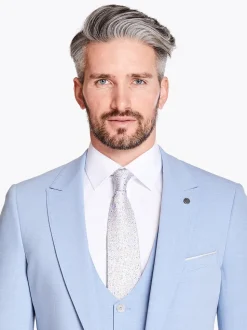 Remus Uomo Massa Plain 3 Piece Suit - Blue