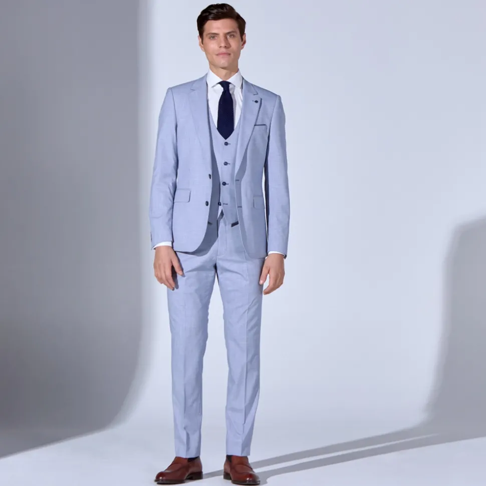 Remus Uomo Matteo Slim 2 Piece Suit - Blue