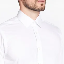 Remus Uomo Tapered Fit Cotton Shirt - White