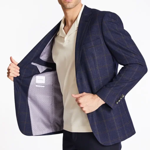 Skopes Check Blazer - Blue
