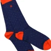 Swole Panda Dotted Orange Socks