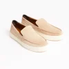 Tommy Hilfiger Casual Suede Loafer - Stone