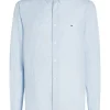 Tommy Hilfiger Dyed Linen Shirt - Blue