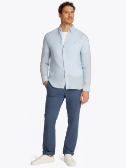 Tommy Hilfiger Dyed Linen Shirt - Blue