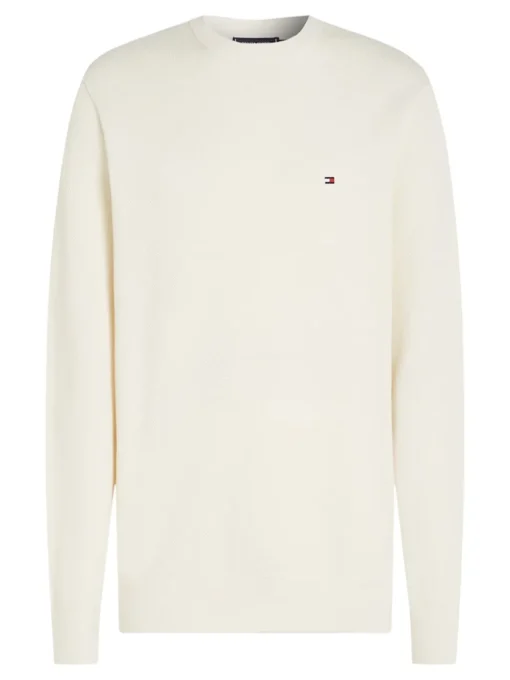 Tommy Hilfiger Essential Structure Crew Neck - Stone