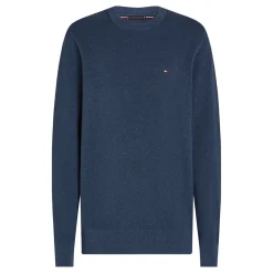 Tommy Hilfiger Essential Structure Crew Neck - Blue