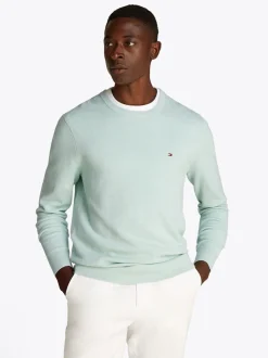 Tommy Hilfiger Essential Structure Crew Neck - Green