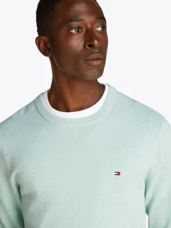 Tommy Hilfiger Essential Structure Crew Neck - Green
