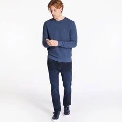 Tommy Hilfiger Essential Structure Crew Neck - Blue
