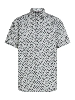 Tommy Hilfiger Flex Poplin Palm Shirt - White