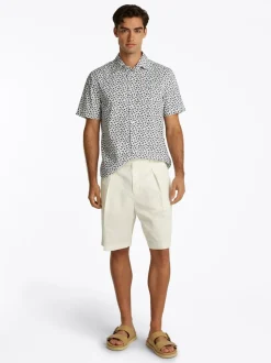 Tommy Hilfiger Flex Poplin Palm Shirt - White