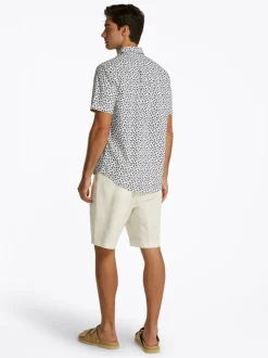 Tommy Hilfiger Flex Poplin Palm Shirt - White