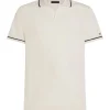 Tommy Hilfiger Open Collar Tipped Polo - Stone