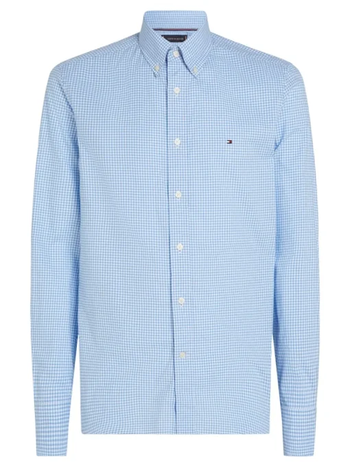 Tommy Hilfiger Poplin Gingham Shirt - Blue