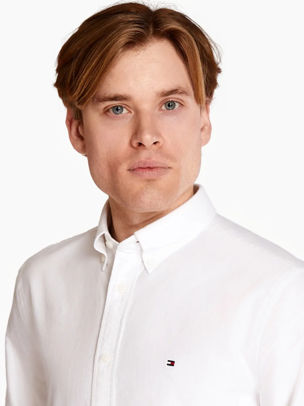 Tommy Hilfiger Solid Heritage Oxford Shirt - White