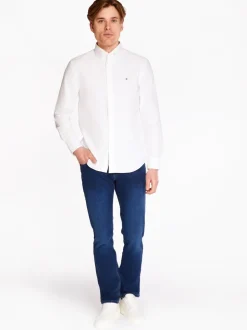 Tommy Hilfiger Solid Heritage Oxford Shirt - White